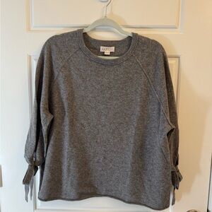 Velvet by Graham & Spencer Charcoal Cashmere Sweater